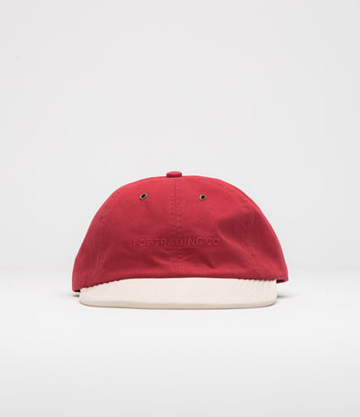 Pop Trading Company 2 Tone Flexfoam Cap - Earth Red / Off White