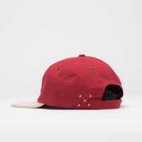 Pop Trading Company 2 Tone Flexfoam Cap - Earth Red / Off White thumbnail