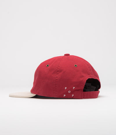Pop Trading Company 2 Tone Flexfoam Cap - Earth Red / Off White