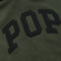 Pop Trading Company Arch Hoodie in Duffel Green thumbnail