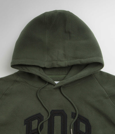Pop Trading Company Arch Hoodie in Duffel Green