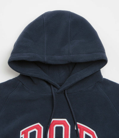 Pop Trading Company Arch Hoodie - Navy / Red