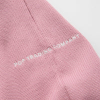 Pop Trading Company Arch Knitted Crewneck Sweatshirt - Mesa Rose / Fired Brick thumbnail