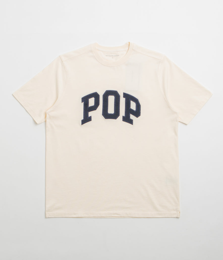 Pop Trading Company Arch T-Shirt in Off White