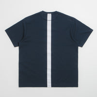 Pop Trading Company Backstripe T-Shirt - Navy thumbnail