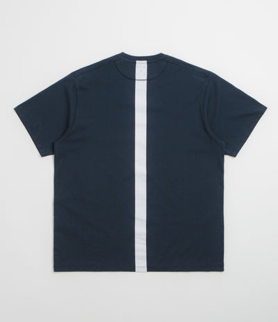 Pop Trading Company Backstripe T-Shirt - Navy