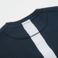 Pop Trading Company Backstripe T-Shirt - Navy thumbnail