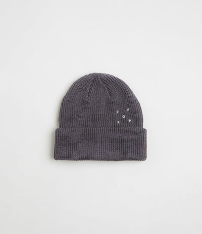 Pop Trading Company Basic Beanie in Charcoal