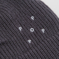 Pop Trading Company Basic Beanie in Charcoal thumbnail