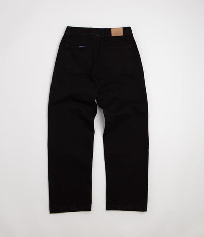 Pop Trading Company Beattie Denim Pants - Rinsed Black