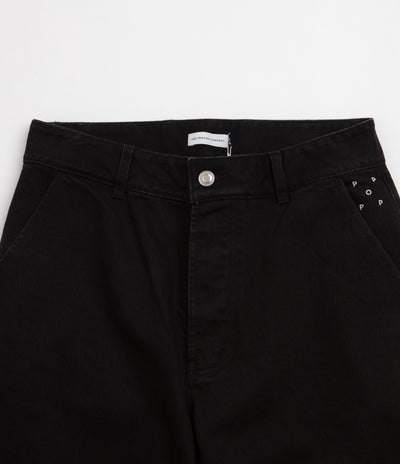 Pop Trading Company Beattie Denim Pants - Rinsed Black