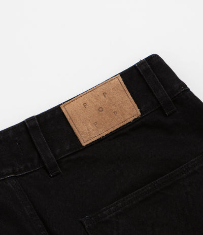 Pop Trading Company Beattie Denim Pants - Rinsed Black