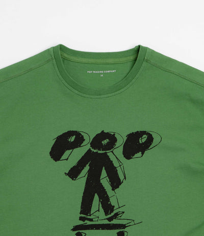 Pop Trading Company Block T-Shirt - Juniper