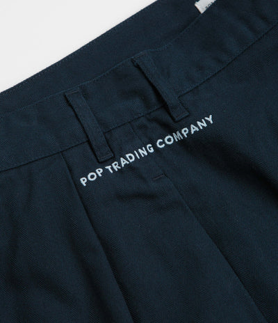 Pop Trading Company Boat Shorts in Navy