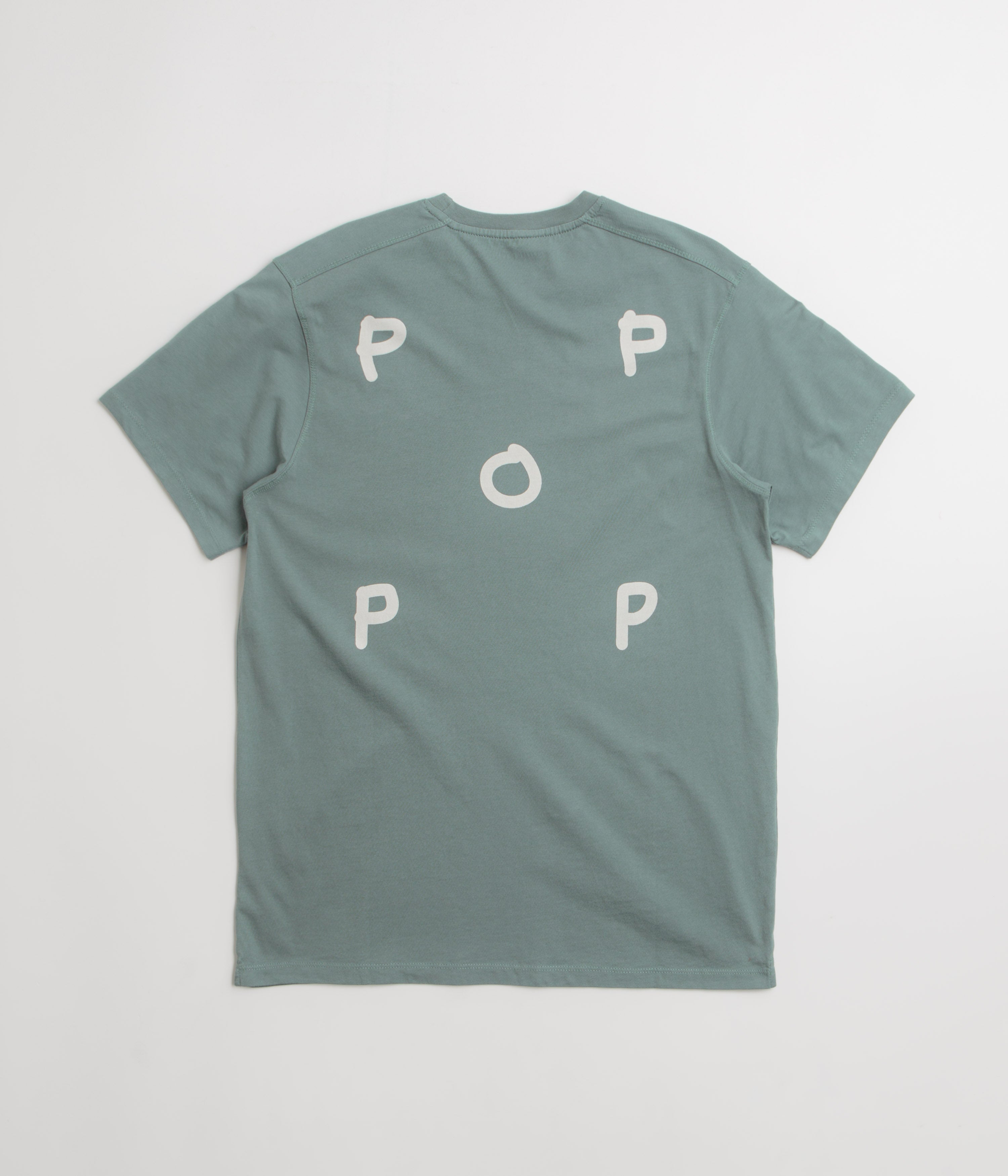 Pop Trading Company BYOBSS Logo T-Shirt in Stormy Sea