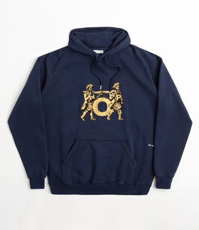 Pop Trading Company Carry O Embroidered Hoodie - Navy
