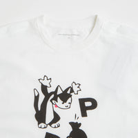 Pop Trading Company Catch T-Shirt in White and Black thumbnail