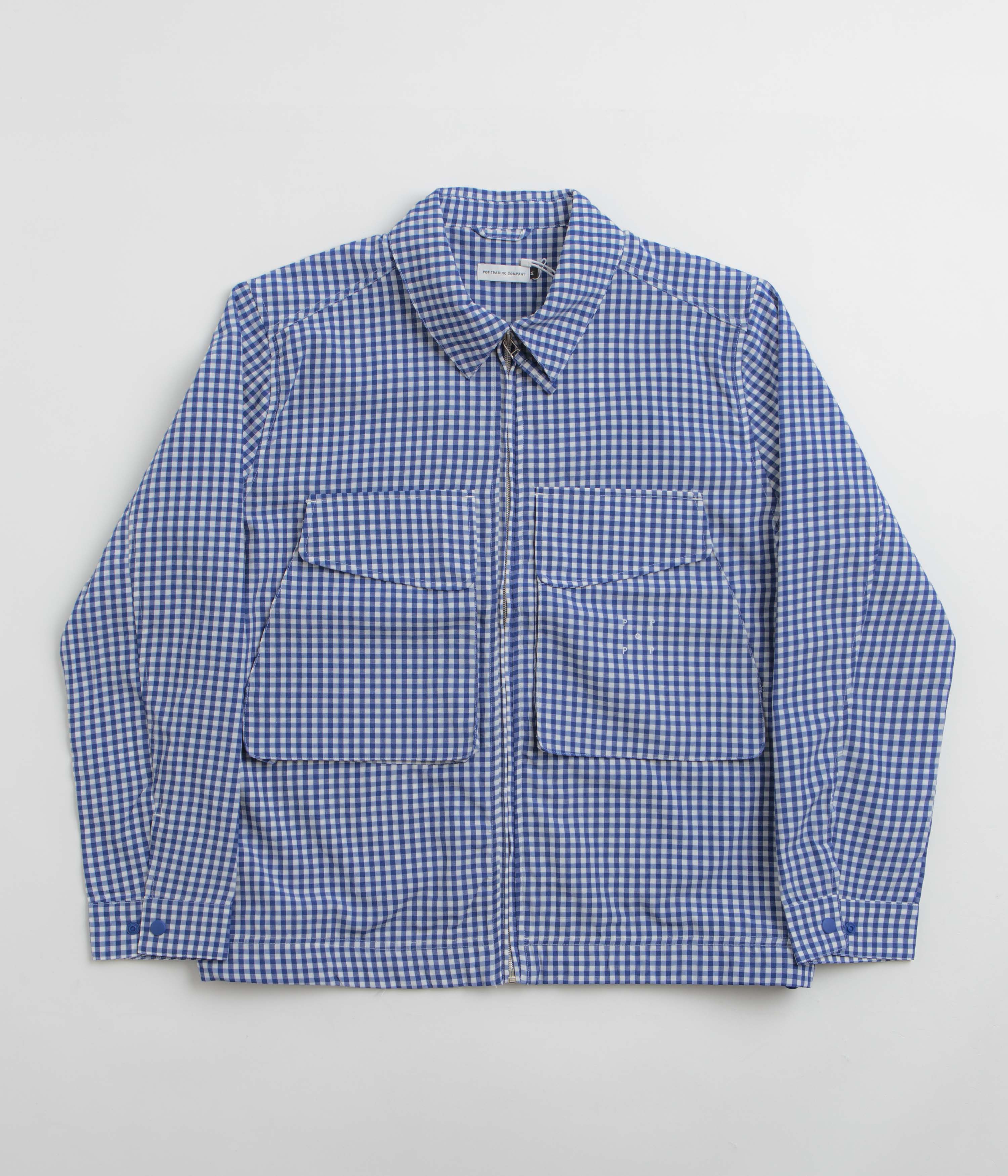 Pop Trading Company Checked Boxer Overshirt Checked | Order