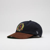 Pop Trading Company Crest Cap - Navy / Brown thumbnail