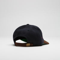 Pop Trading Company Crest Cap - Navy / Brown thumbnail