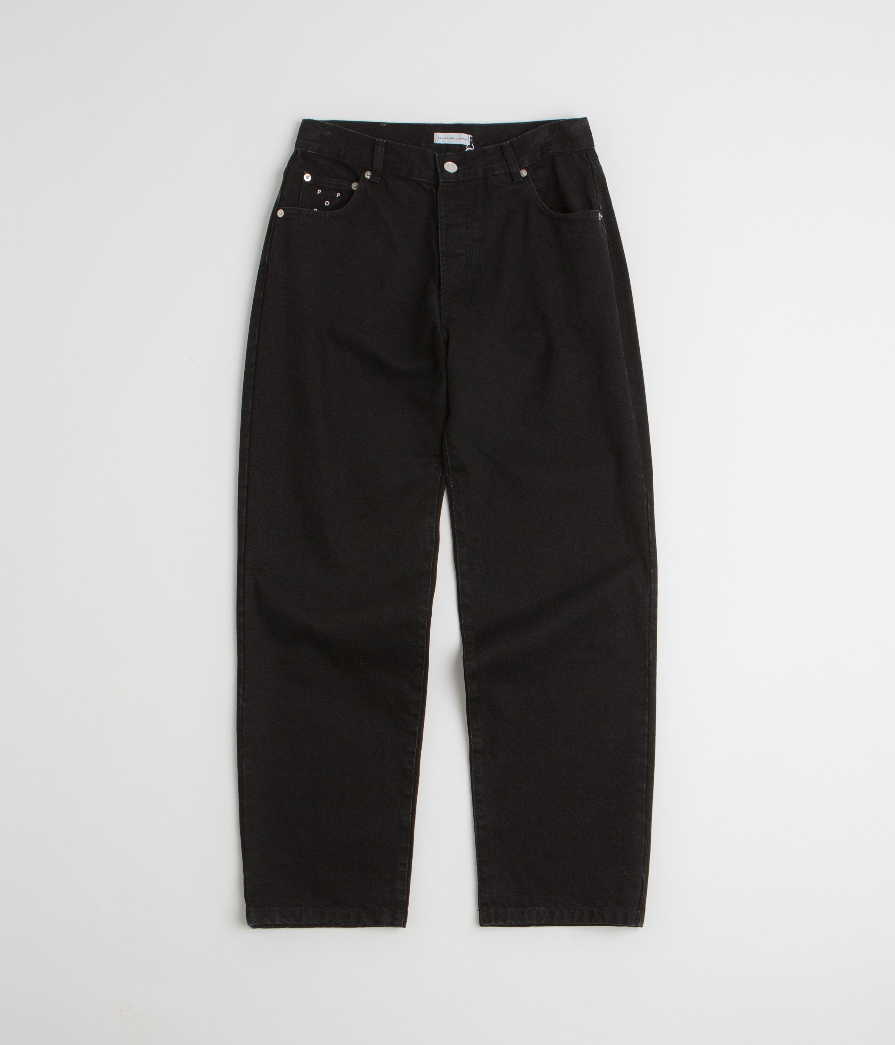 Pop Trading Company DRS Denim Arch Pants in Rinsed Black