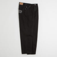 Pop Trading Company DRS Denim Arch Pants in Rinsed Black thumbnail
