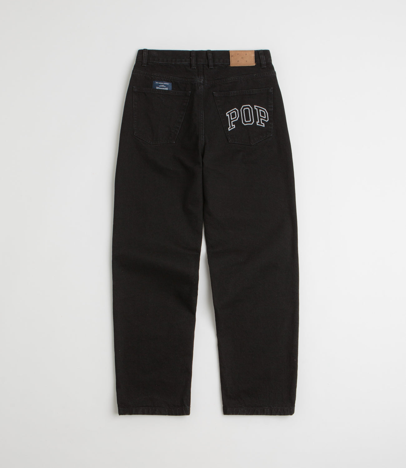 Pop Trading Company DRS Denim Arch Pants - Rinsed Black