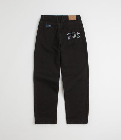 Pop Trading Company DRS Denim Arch Pants in Rinsed Black