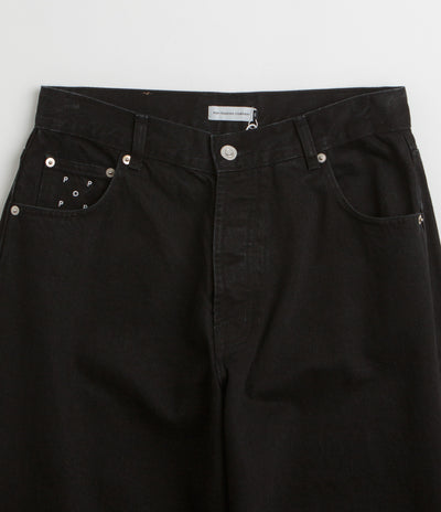 Pop Trading Company DRS Denim Arch Pants in Rinsed Black