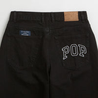 Pop Trading Company DRS Denim Arch Pants in Rinsed Black thumbnail