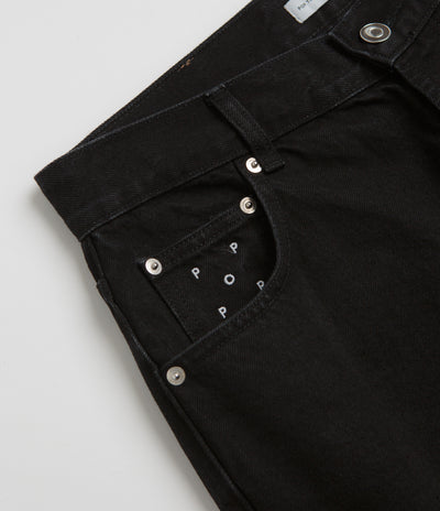 Pop Trading Company DRS Denim Arch Pants in Rinsed Black