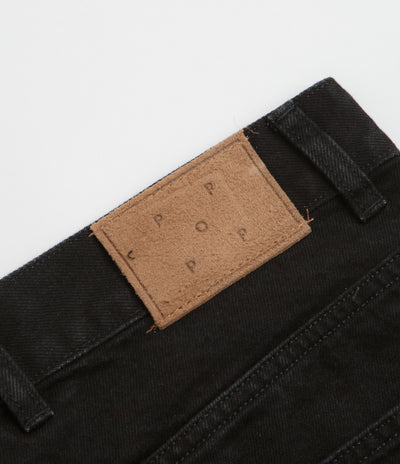 Pop Trading Company DRS Denim Arch Pants in Rinsed Black