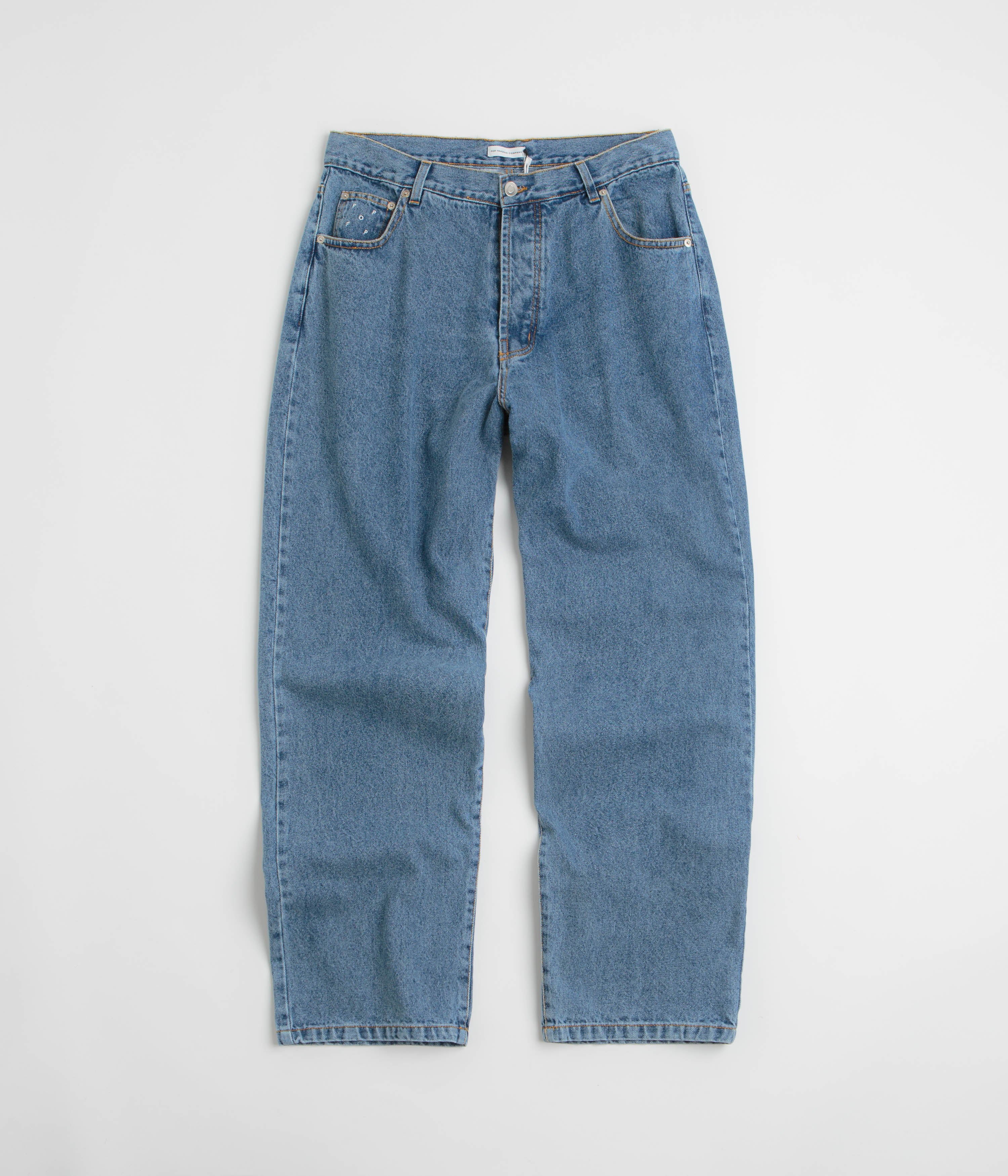 Pop Trading Company DRS Denim Pants in Stonewashed