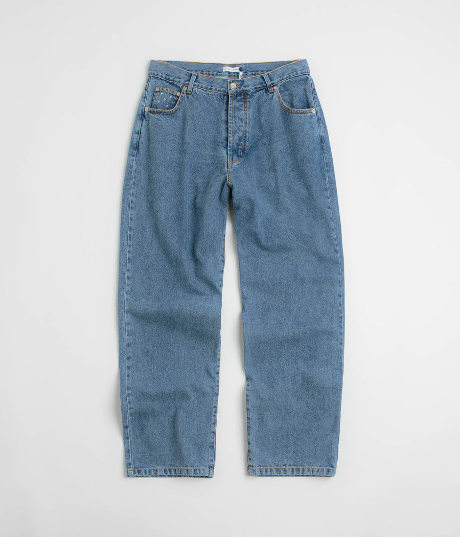 Pop Trading Company DRS Denim Pants in Stonewashed