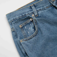 Pop Trading Company DRS Denim Pants in Stonewashed thumbnail