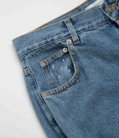 Pop Trading Company DRS Denim Pants in Stonewashed