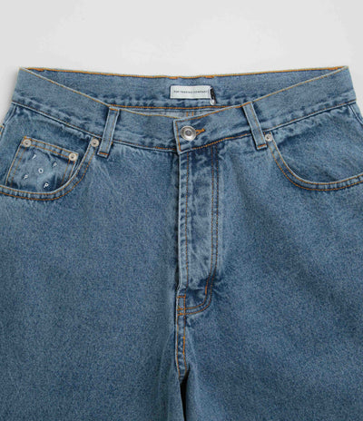 Pop Trading Company DRS Denim Pants in Stonewashed