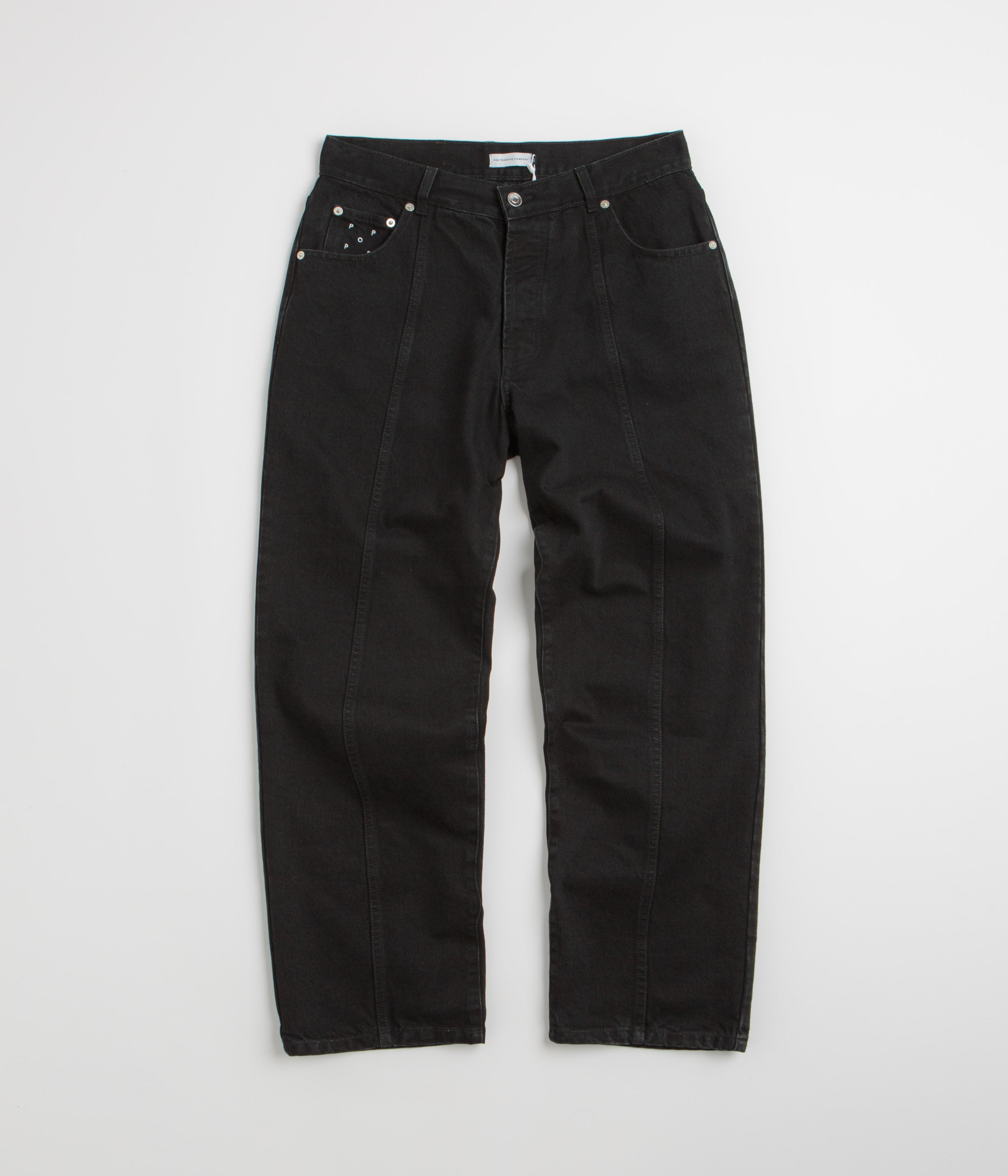 Pop Trading Company DRS Denim Seam Pants - Washed Black Denim