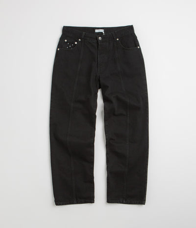 Pop Trading Company DRS Denim Seam Pants - Washed Black Denim