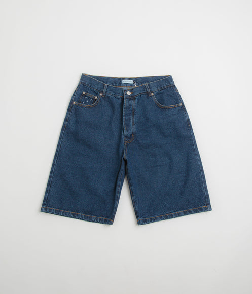 Pop Trading Company DRS Denim Shorts - Rinsed Denim