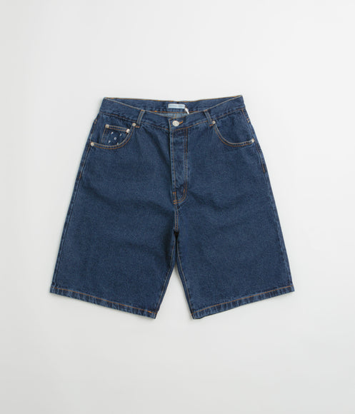 Pop Trading Company DRS Denim Shorts - Rinsed Denim