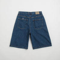 Pop Trading Company DRS Denim Shorts in Rinsed Denim thumbnail