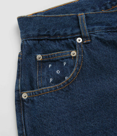 Pop Trading Company DRS Denim Shorts - Rinsed Denim