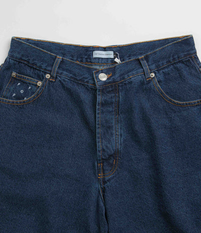 Pop Trading Company DRS Denim Shorts - Rinsed Denim