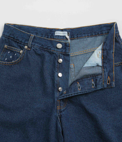 Pop Trading Company DRS Denim Shorts - Rinsed Denim