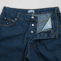 Pop Trading Company DRS Denim Shorts in Rinsed Denim thumbnail