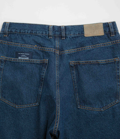 Pop Trading Company DRS Denim Shorts in Rinsed Denim