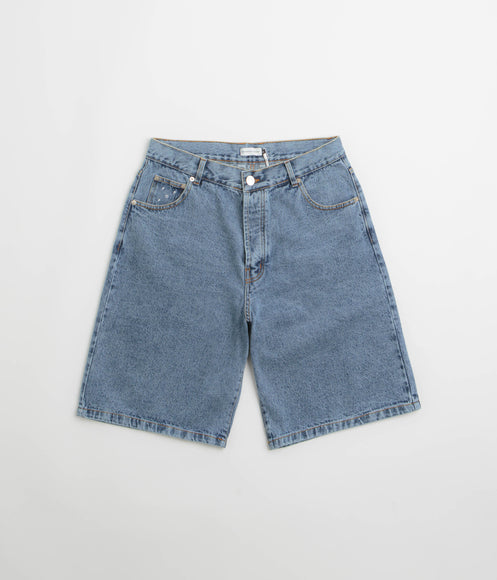 Pop Trading Company DRS Denim Shorts - Stone Washed