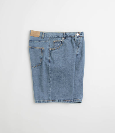 Pop Trading Company DRS Denim Shorts - Stone Washed