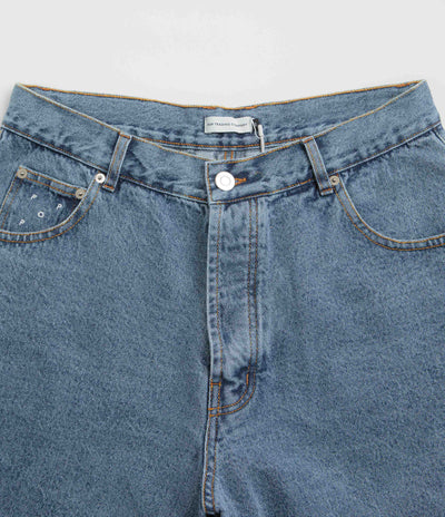 Pop Trading Company DRS Denim Shorts - Stone Washed